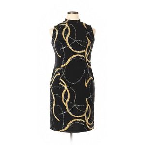 NWT! Russel Kemp New York SLVLS Mock Neck Sheath Dress Jackpot Print Size Large